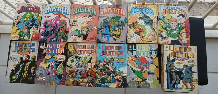 Coleção liga da justiça 1 ao 18 editora abril