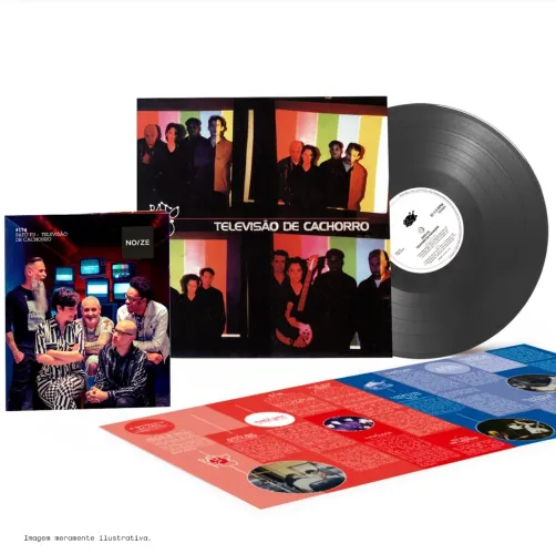 vinil pato fu - televisão de cachorro (noize record club #110) + revista [novo]