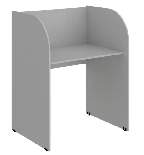 Mesa de call center disponível cor cinza 