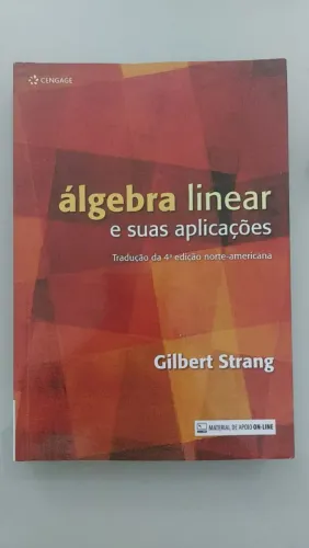 Livro "Álgebra Linear e Suas Aplicações" - Gilbert Strang (MUITO NOVO)