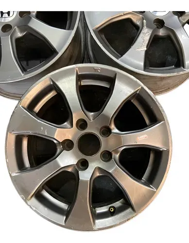 Roda Aro 16 Honda New Civic Lxs Lxr 2012 2014 (avaria) Cinza
