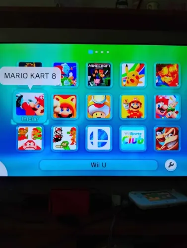 Wiiu desb,HD de 1 tera, pro controle tablet leia descrição