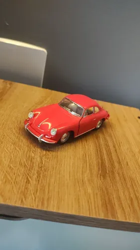 Miniatura Carro Porsche 356 1/32 Kinsmart Kt5398d Kinsmart Cor Vermelho