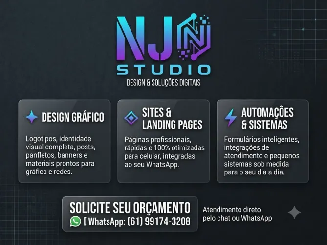 Criação de sites e designer gráfico
