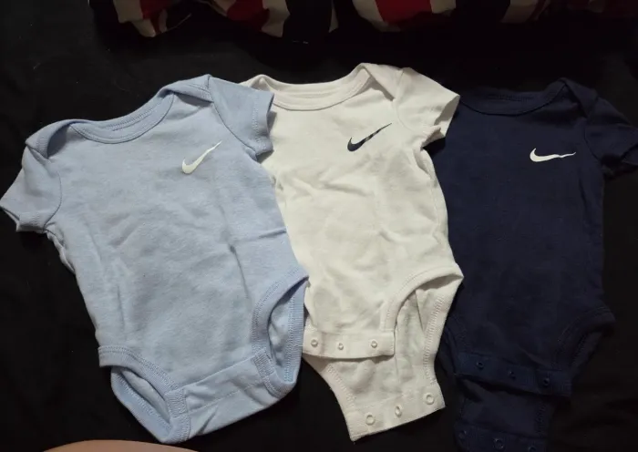 Kit 3 bodies Nike 3 meses