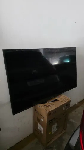 TV Samsung led 55 display danificado.