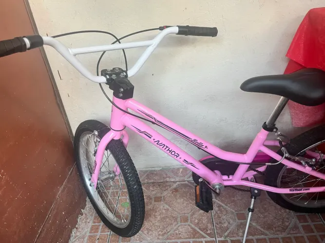 Bicicleta Infantil Nathor Bella Aro 20 Rosa 60016