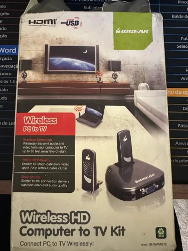 IOGEAR GUWAVKIT2 Wireless HD Computer to TV Kit - NOVO