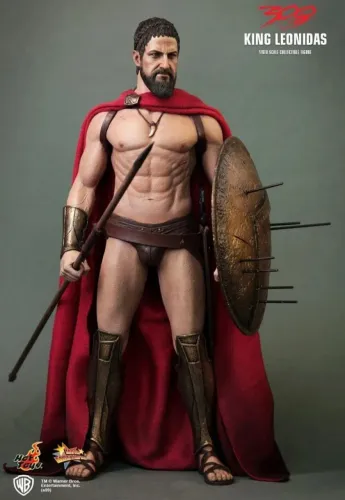 Rei Leônidas 300 de Esparta 1/6 Hot Toys Raro