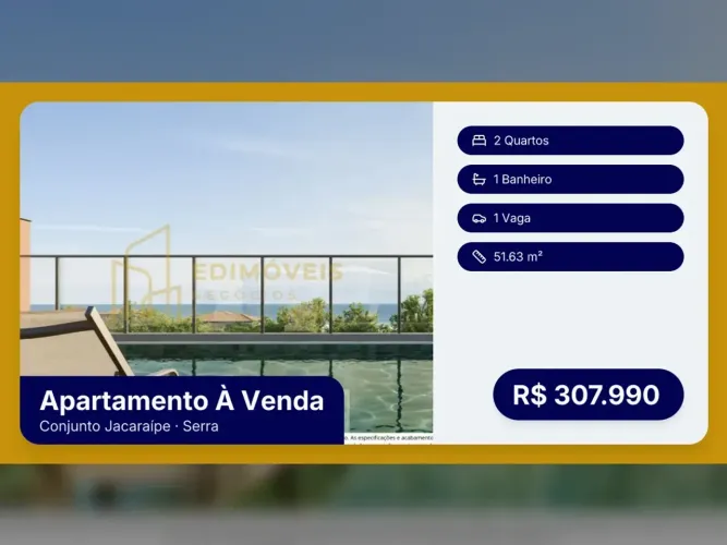 Conforto e Praticidade: Apartamento 2Q em Conjunto Jacaraípe, Serra!