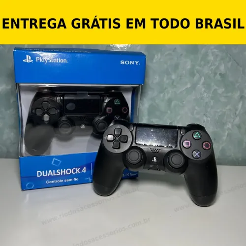 Controle PS4 Sem Fio DualShock 4 Preto