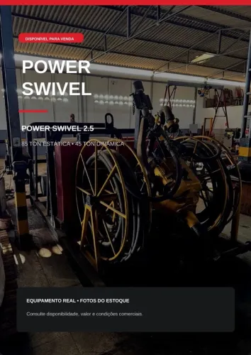 Power Swivel 2.5 com Unidade de Potência MWM