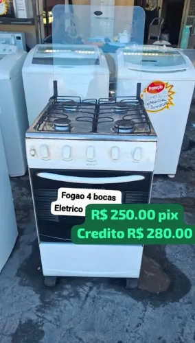 Fogão 4 bocas elétrico