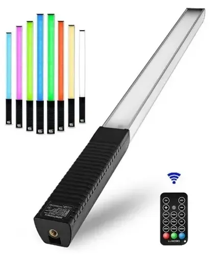 Bastão de led luxceo Q508A RGB com controle remoto - Lacrado