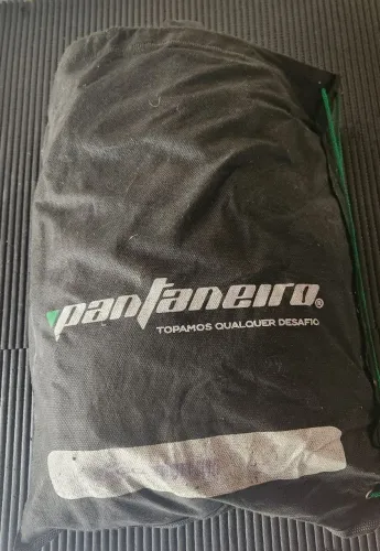 Kit Capa de Chuva Pantaneiro Nylon Tam G + Capa para Calçado (Com Sacola)