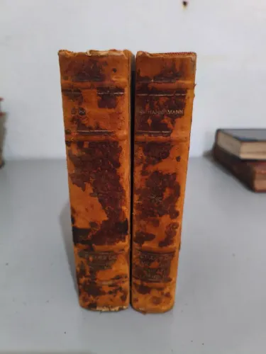 Livro de 1855 - Estudos de Medicina Homeopática - Samuel Hahnemann - 2 Vol