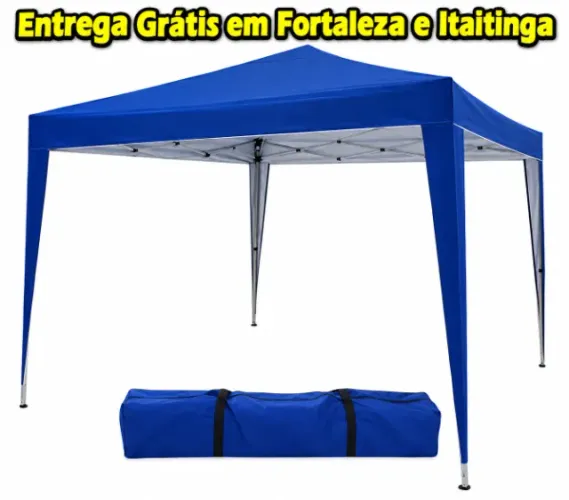 Tenda Barraca Dobrável 3x3 Azul