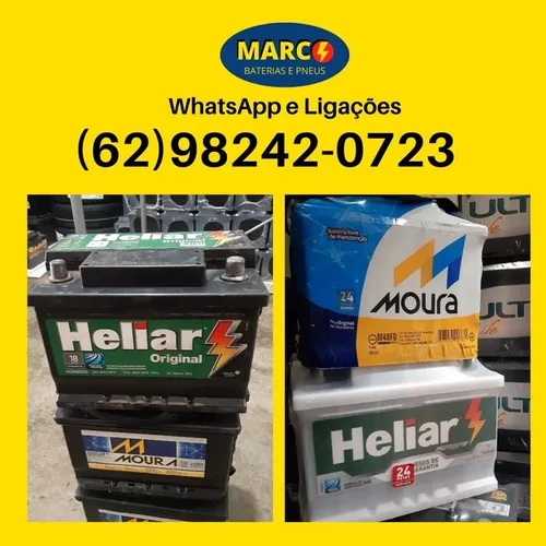 Bateria Heliar 60Ah até 150Ah com preço justo
