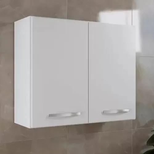 Armario Aereo Valencia 80cm Branco Frete Grátis - Até 12x