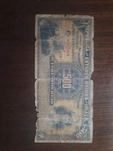 Cédula 500 Réis