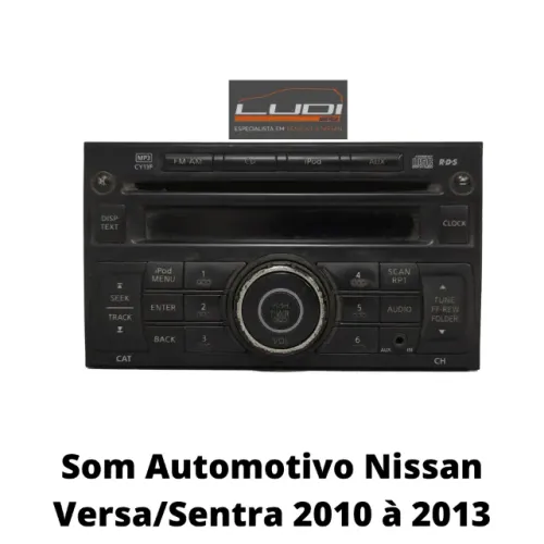 Som Automotivo Nissan Versa Sentra 2010 à 2013