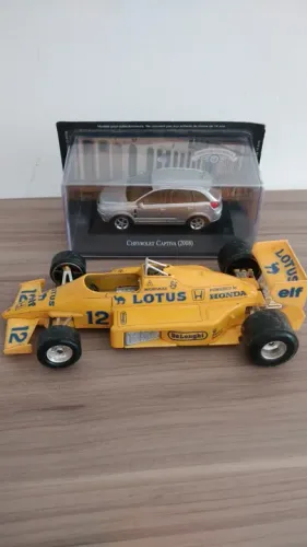 Carro metal F1 Senna Lotus Honda 97 T, Burago 1:24 Raro