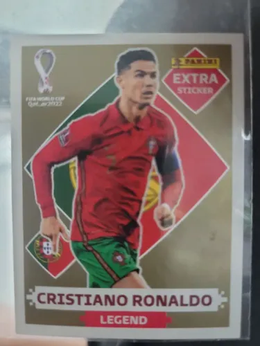 Carta do Cristiano Ronaldo - Panini Extra Sticker
