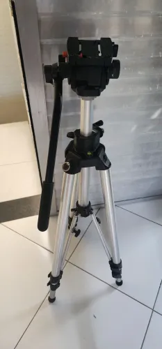 Tripé manfrotto 475 alumínio + cabeça 501