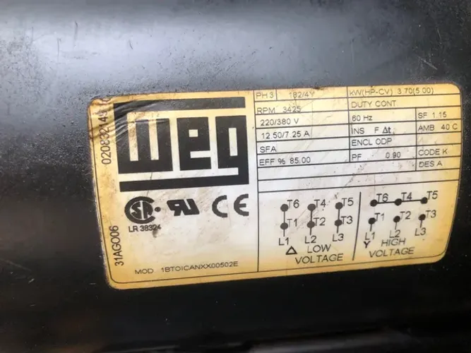 Motor 5cv 100%