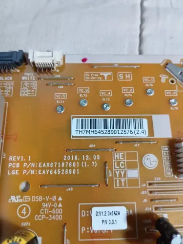 Placa Mãe para TV LG 43 polegadas