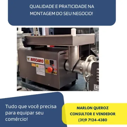 Picador de Carne Frigorifico  Beccaro Bivolt