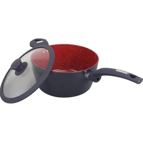 Panela Dreamcook revestimento cerâmico Antiaderente 24cm, 4.4 L, c/ Tampa - Classic Home
