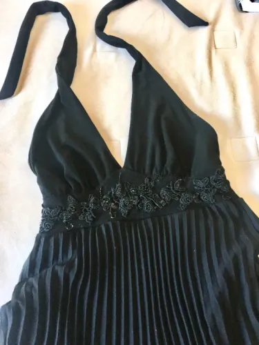 Vestido de festa preto midi ótimo caimento! Tam M versátil / 38-42