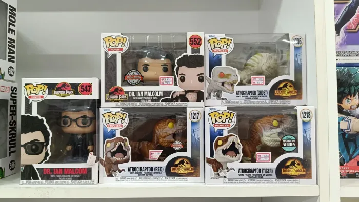 Funko Pop Jurassic Park novos