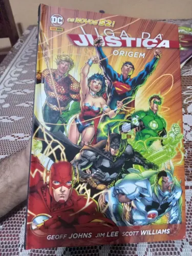 HQ liga da justiça novos 52 origem panini comics