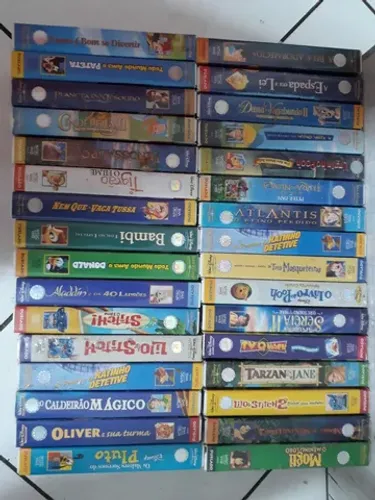 10 fitas VHs em perfeitas condições de uso. 135,00