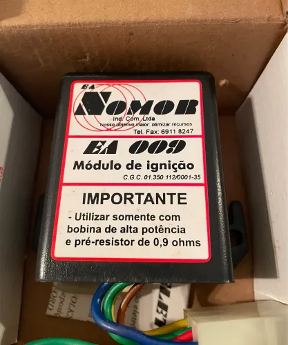 Módulo de ignição Nova EA 008 e EA 009 Nomor