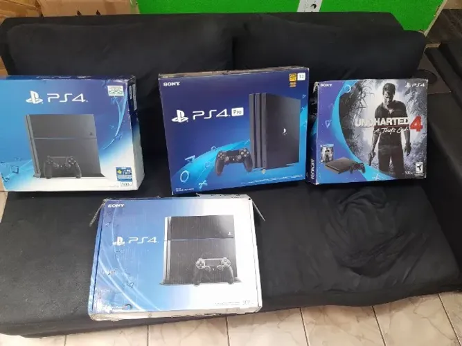 caixas de ps4 vários modelos
