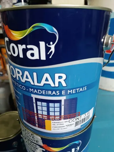 Esmalte Coralar 3,6 litros base solvente 