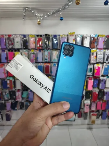 Celular Samsung A12 64GB Recondicionado Completo Com Garantia
