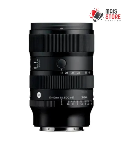 Lente Sigma Sony 17-40MM F1.8 - (Novo/Lacrado)