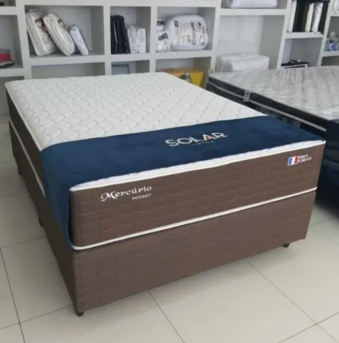 Cama box molas ensacadas padrão 138x188