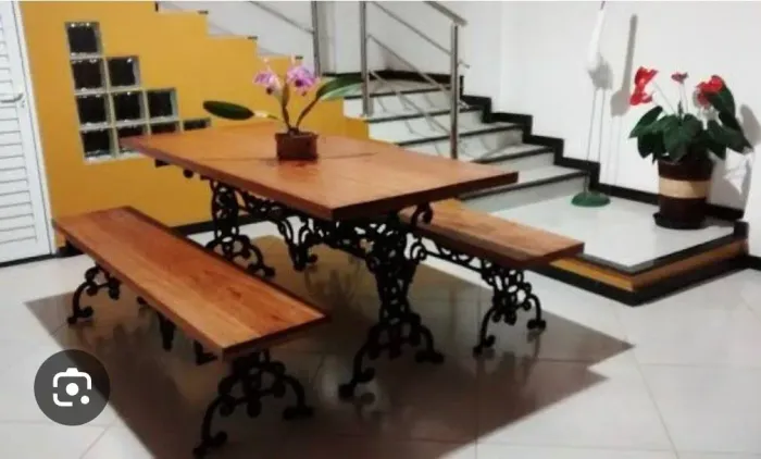 MESA RUSTICA MADEIRA VILA RICA