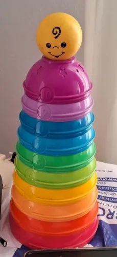 Potinhos Empilhar e Rolar Fisher Price