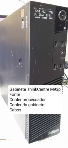 Gabinete ThinkCentre M93p Lenovo Com fonte, Cooler e Cabos