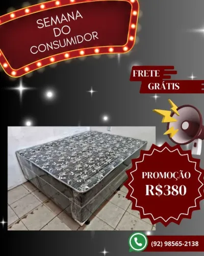 Cama Box de Casal Macia - Diretamente Da Fabrica