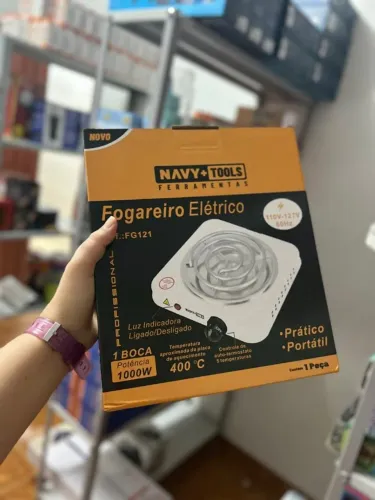 FOGAO ELETRICO 1 BOCA, NÃO PRECISA DE GAS 