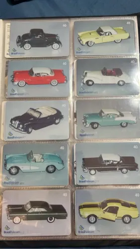 Coleção Cartões Telefônicos Carros Antigos Brasil Telecom
