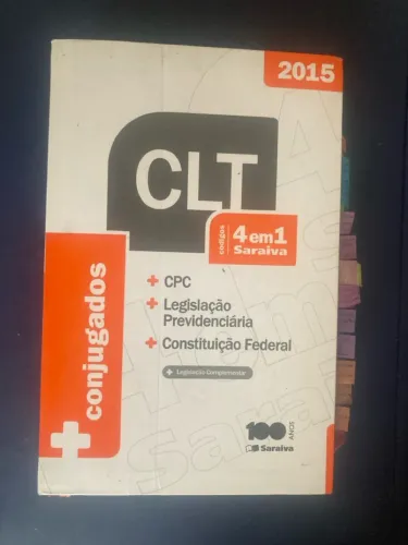 Livro CLT - Códigos Conjugados 4 em 1 - Saraiva - 2015