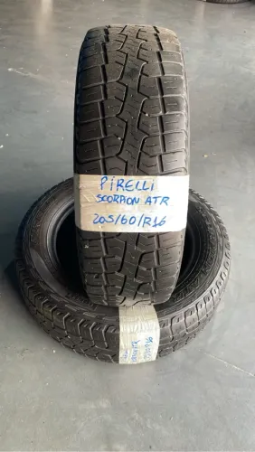Pneus Pirelli Scorpion ATR 205/60 R16 meia vida 2 unidade
